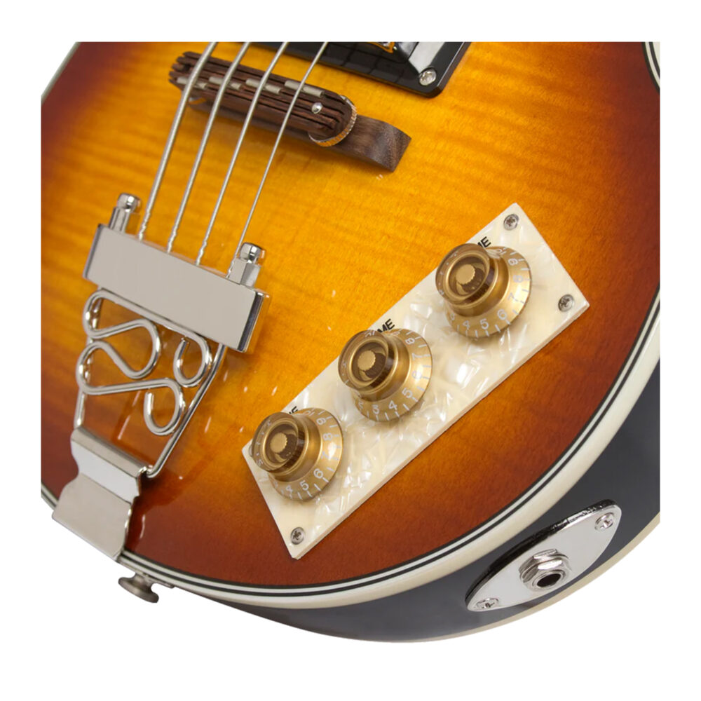 エレキベース Viola Bass エピフォン(フレットレス) Epiphone Viola Bass Vintage Sunburst « Royal Music