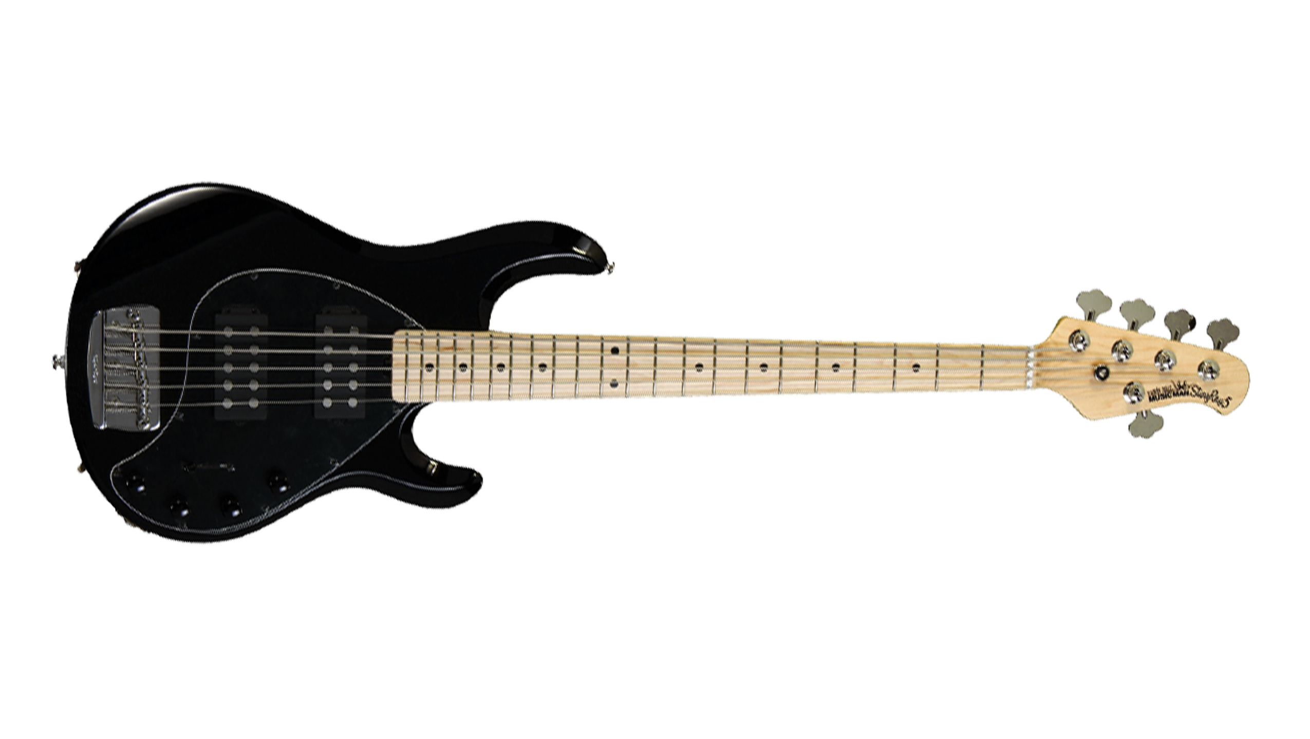 Music Man StingRay HH 5 MP – Black c/ Escudo Preto « Royal Music