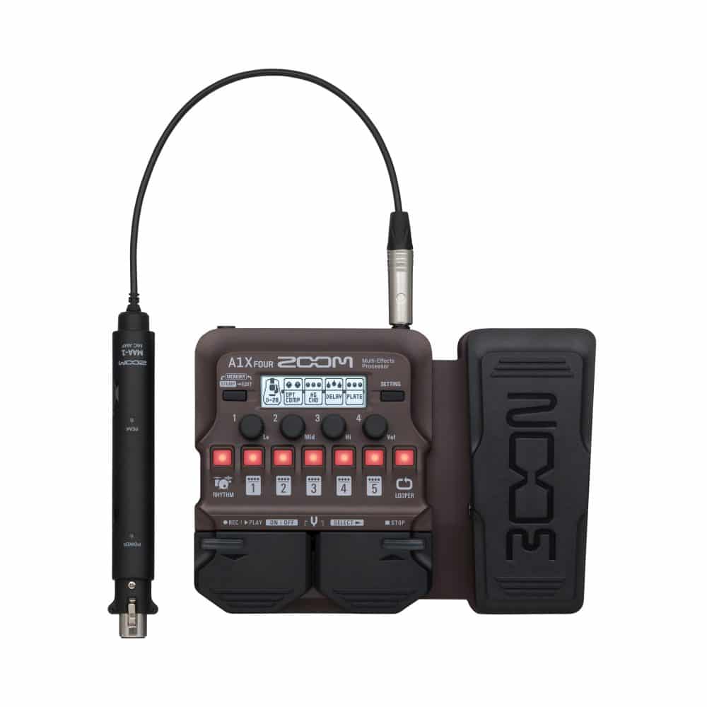 超美品　Zoom A1X Four O novo Zoom A1X FOUR que você tem que conhecer