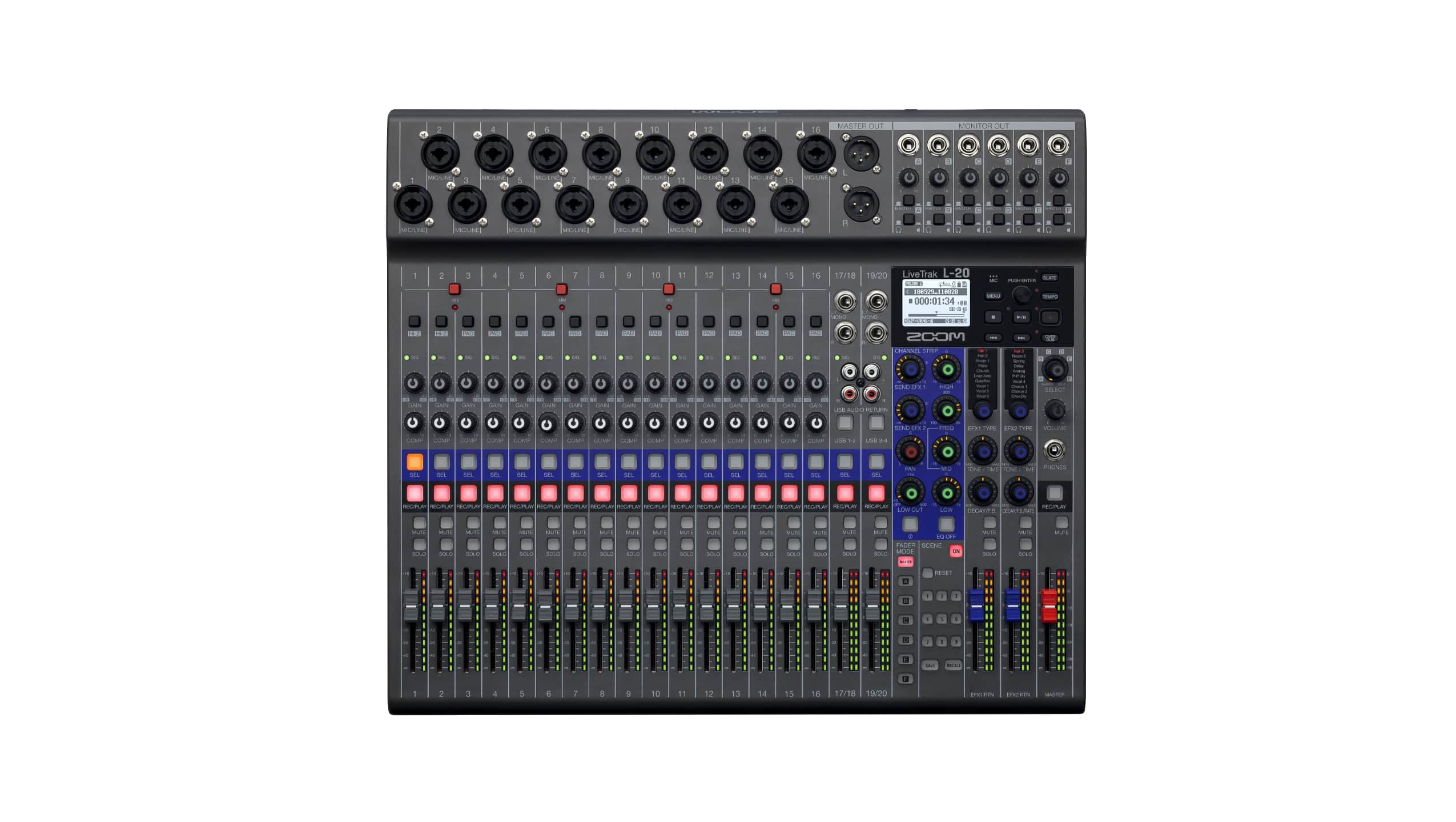 Zoom Mixer LiveTrak L20 « Royal Music