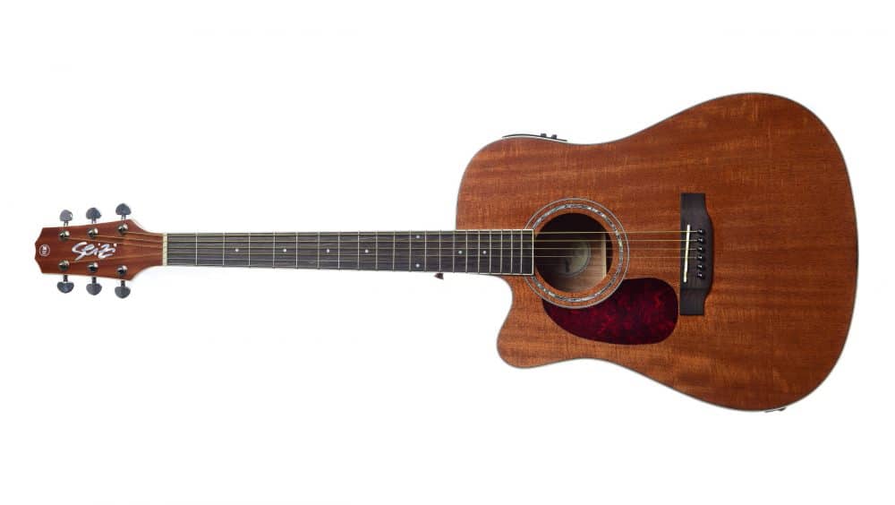Violão Seizi Tokyo – Cutaway Lefty Mahogany Satin com Bag
