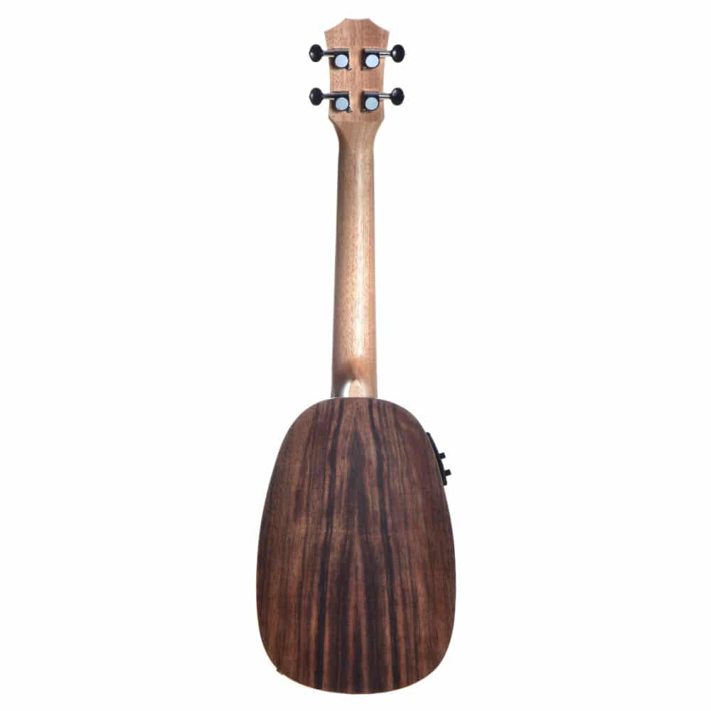 Ukulele Seizi Bora-Bora Plus – Pineapple Tenor Elétrico Bag – Ebony