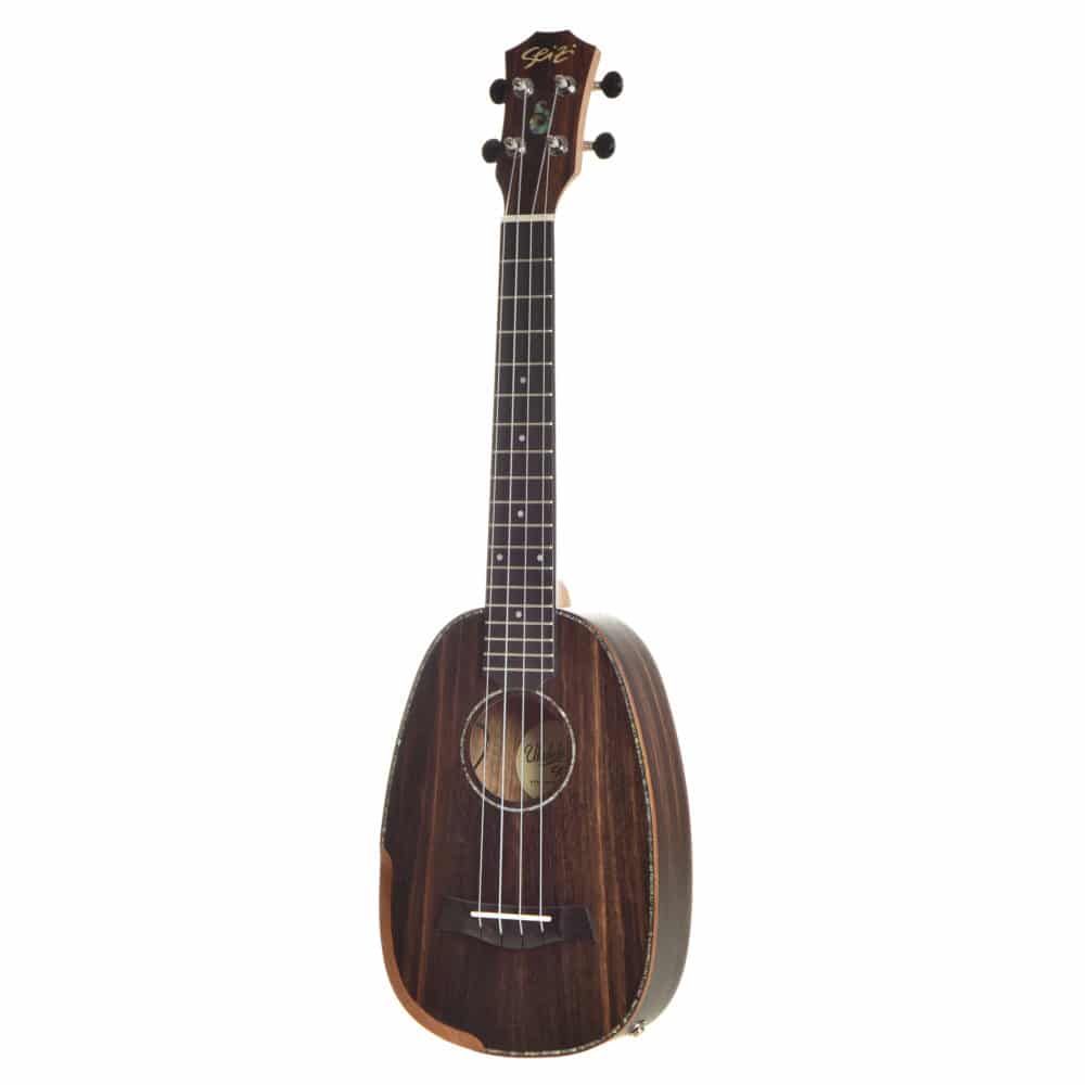 Ukulele Seizi Bora-Bora Plus – Pineapple Tenor Elétrico Bag – Ebony