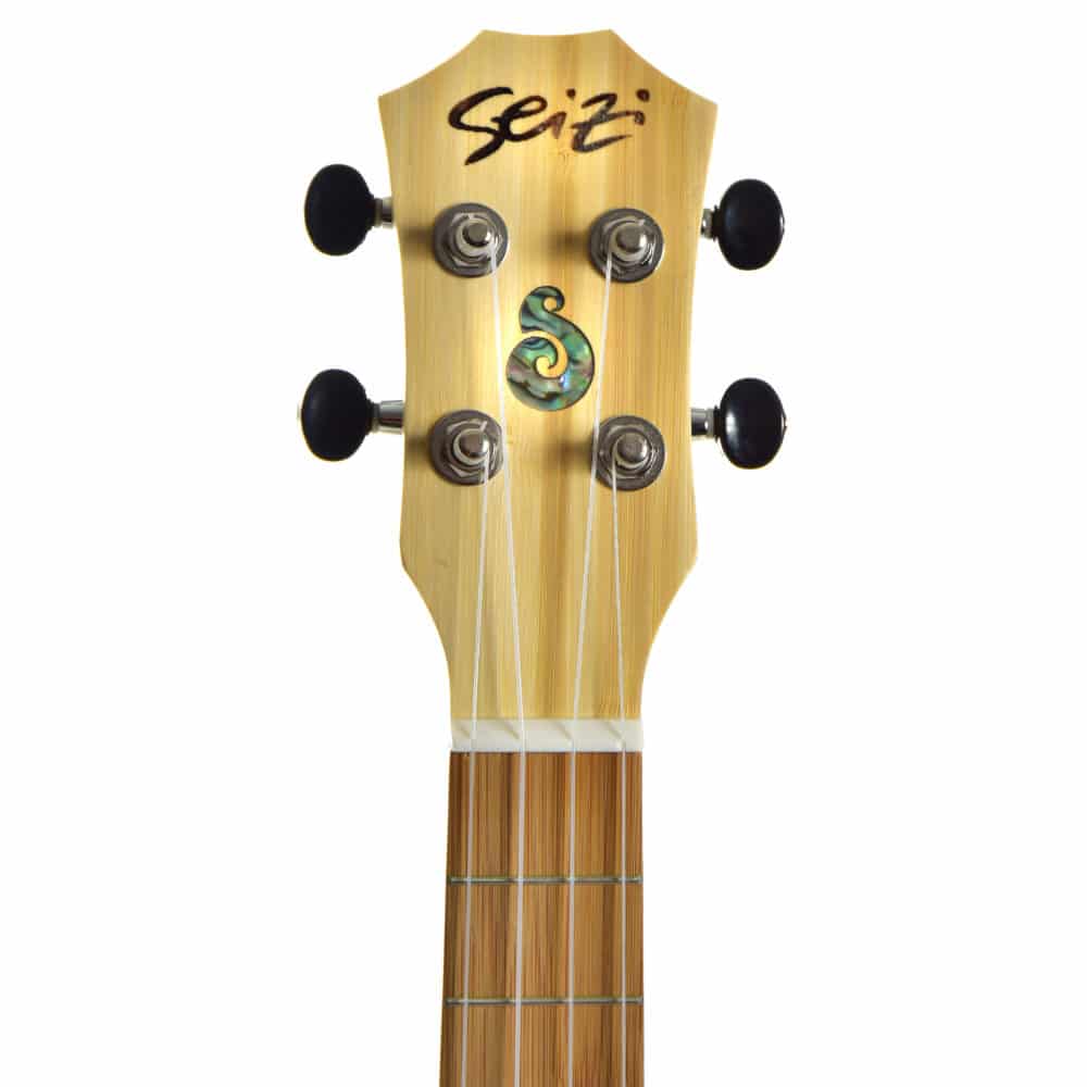 Seizi Ukulele Bali Concert Eletrico Solid Bamboo Seizi Guitars