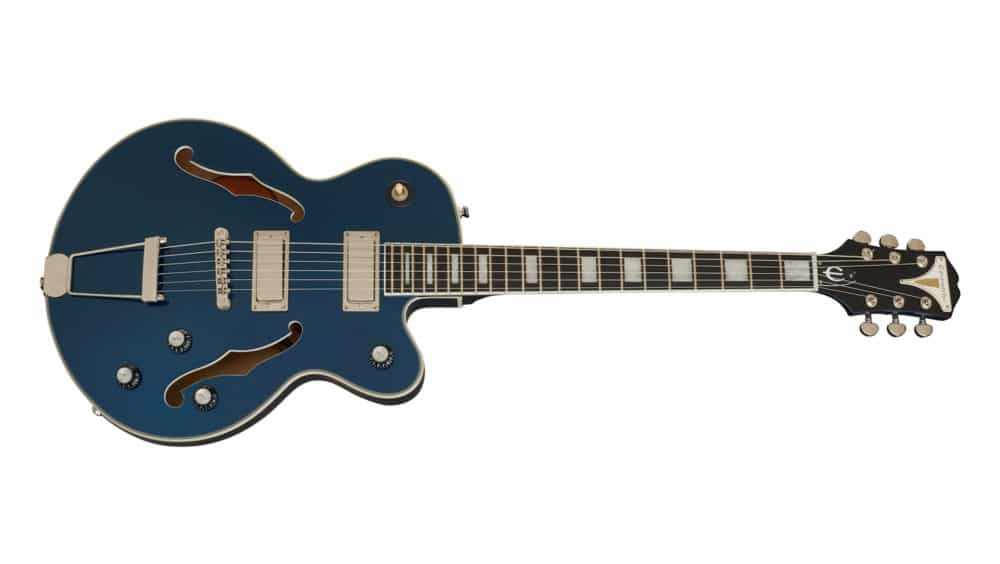 Epiphone uptown katセミアコースティックギター 青 Epiphone Uptown