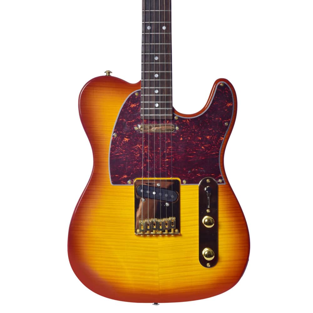 Guitarra Seizi Selection Katana Tele Cherry Sunburst Ltd Ed