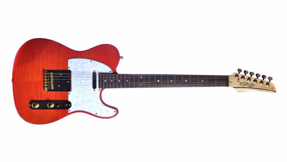 Guitarra Seizi Selection Katana Tele Lava Red Ltd Edition