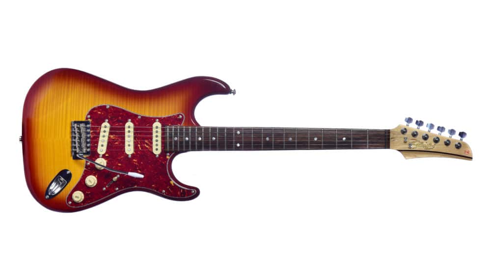 Guitarra Seizi Selection Katana Flame 3s Ltd Edition