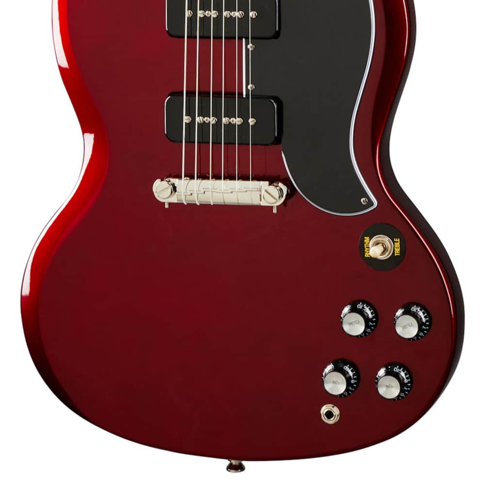 2025年新作アイテムが続々登場 P90 Special SG Epiphone Guitarra – Burgundy Sparkling ギター