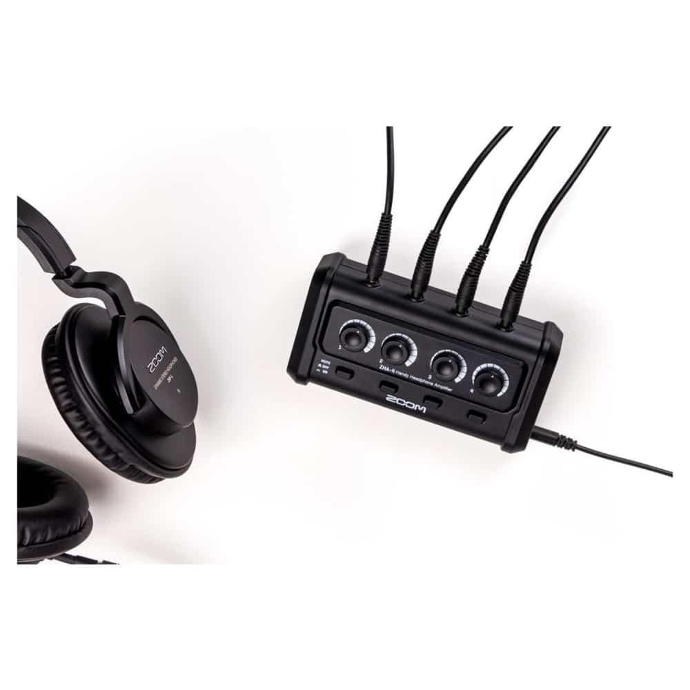Zoom ZHA-4 Amp de Fones de Ouvido Compacto com 4 Saídas « Royal Music