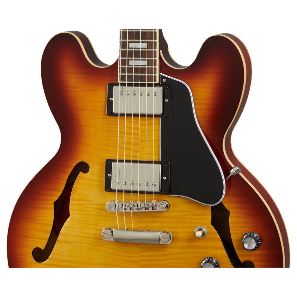 Epiphone ES 335 Figured – Raspberry Tea Burst « Royal Music