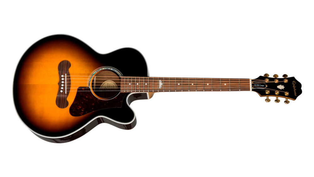 Violão Epiphone J-200 EC Studio Parlor Solid Top – Vintage