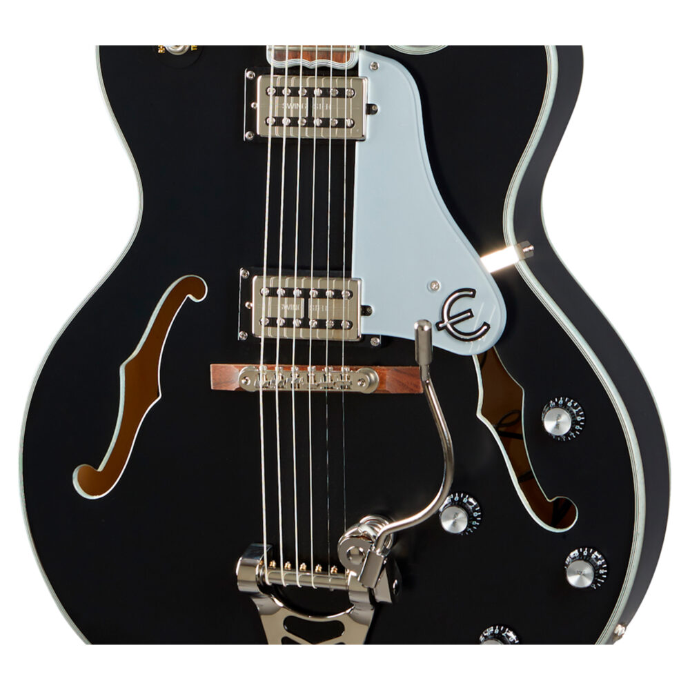 ギター Epiphone Emperor Swingster Guitarra Epiphone Emperor Swingster – Black Aged Gloss