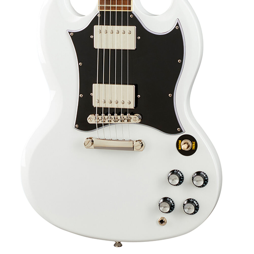  Epiphone SG Standard, Lefty Alpine White : Musical Instruments