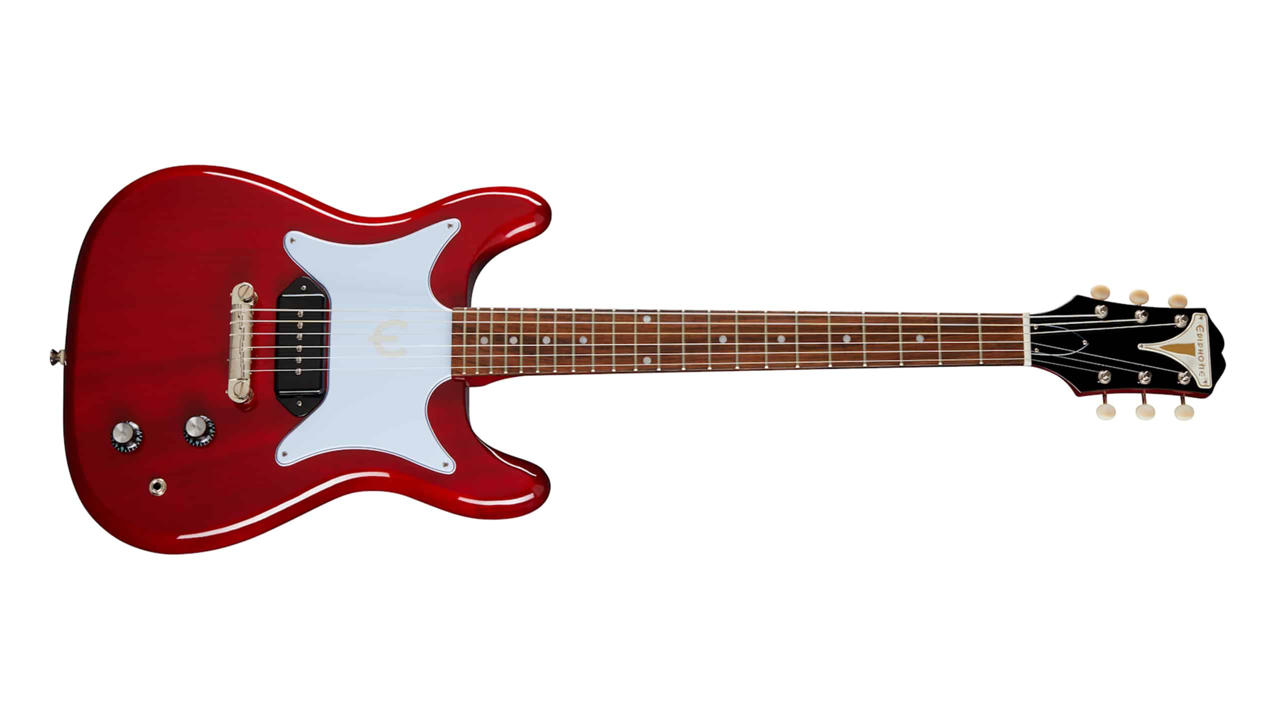 ギター Epiphone coronet Cherry Guitarra Epiphone Coronet – Cherry « Royal Music