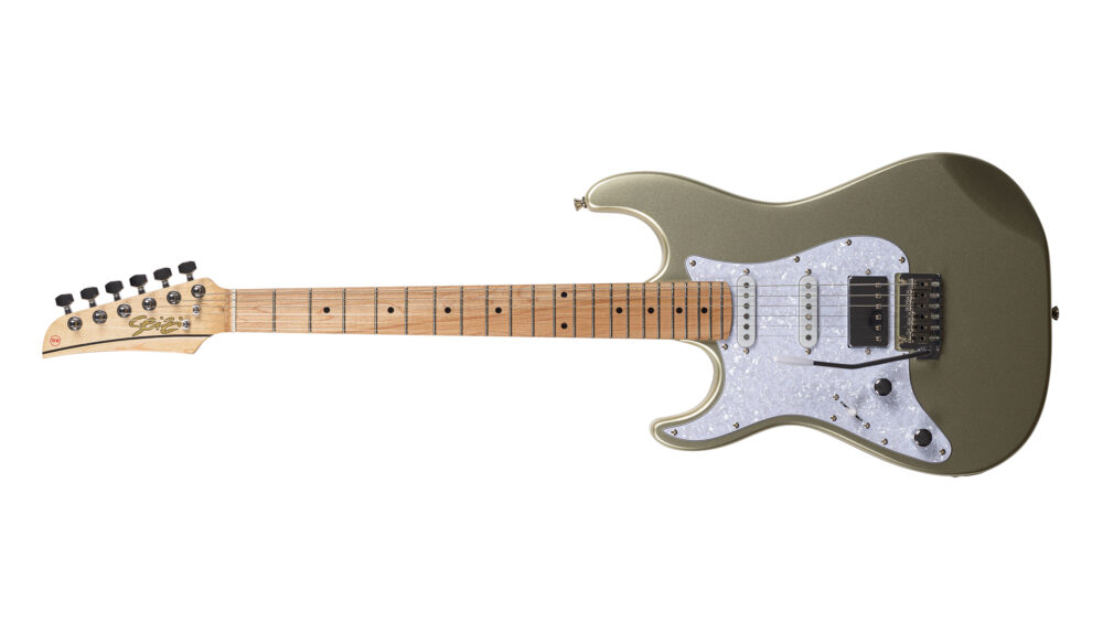 Masaki Karita Guitarra Seizi Katana Musashi HSS Lefty – Titanium – Seizi Guitars