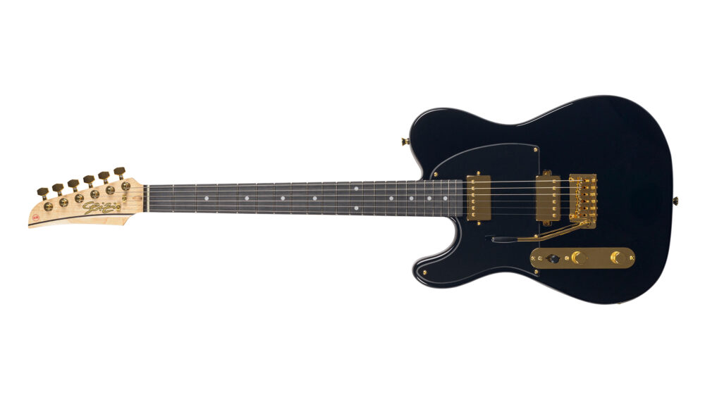 Guitarra Seizi Katana Kabuto TL Lefty – Black Gold – Seizi Guitars