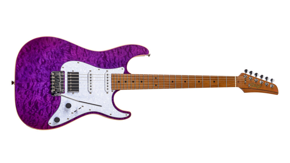 Guitarra Seizi Katana Musashi Plus – Amethyst Purple – Seizi Guitars