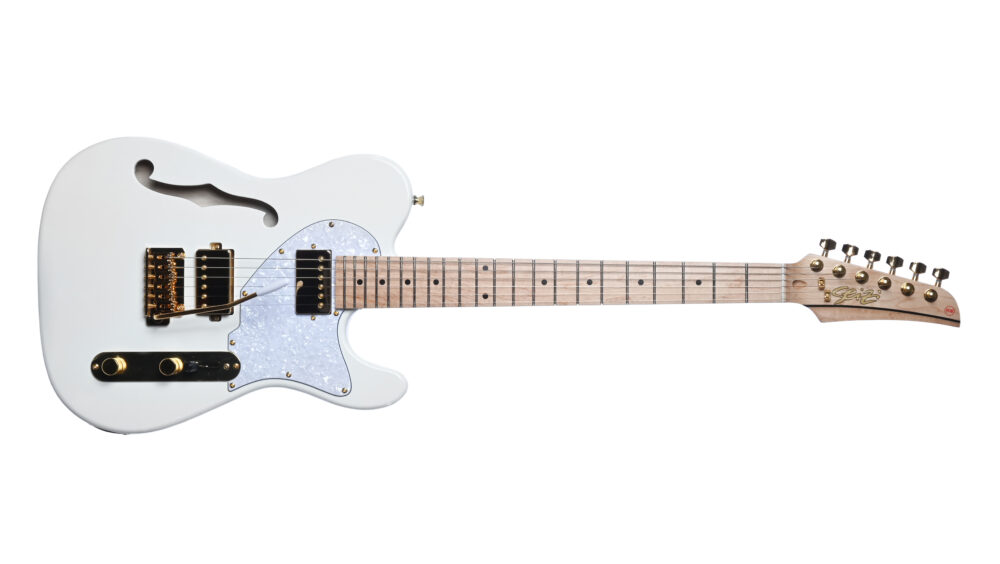 Guitarra Seizi Katana Kabuki HH – White Gold « Royal Music