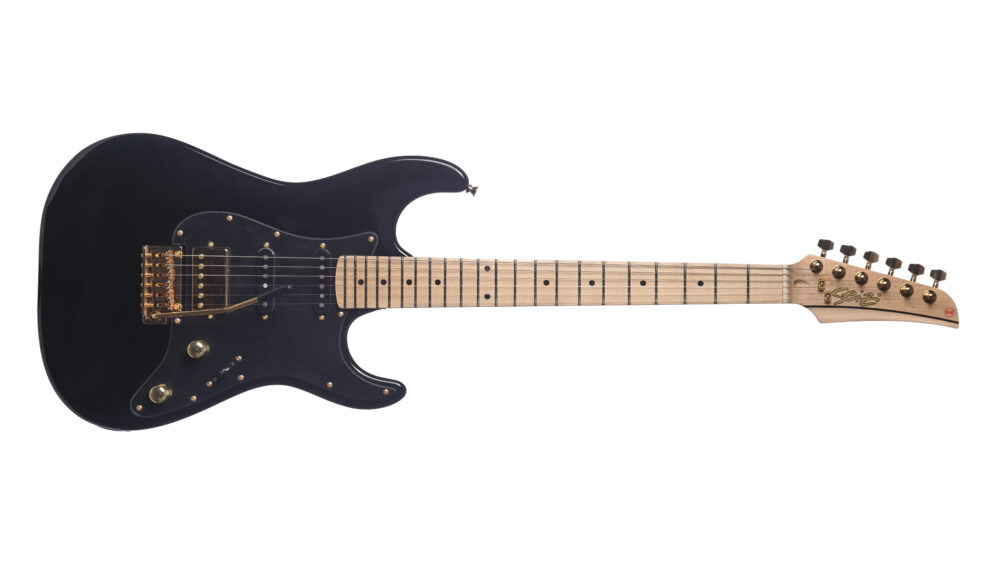 Guitarra Seizi Katana Musashi HSS – Black Gold « Royal Music
