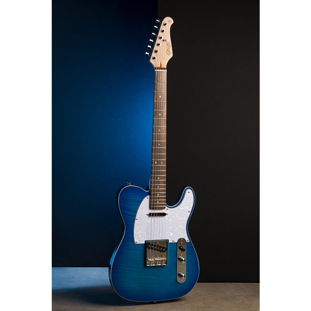 Guitarra Seizi Vintage Saitama Plus – Flamed Blue – Seizi Guitars