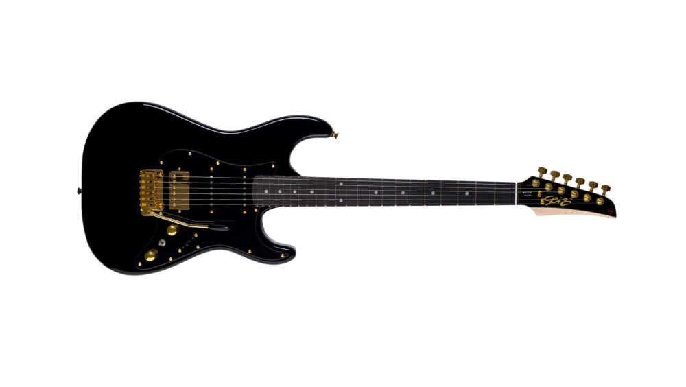 Guitarra Seizi Katana Musashi HSS – Black Gold Limited – Seizi Guitars