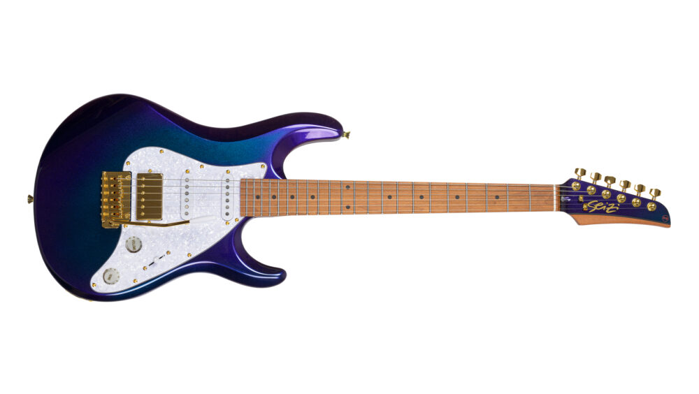 紫蚕 鷂黯（シテン ヨウアン） Guitarra Seizi Katana Ghost – Chameleon – Seizi Guitars