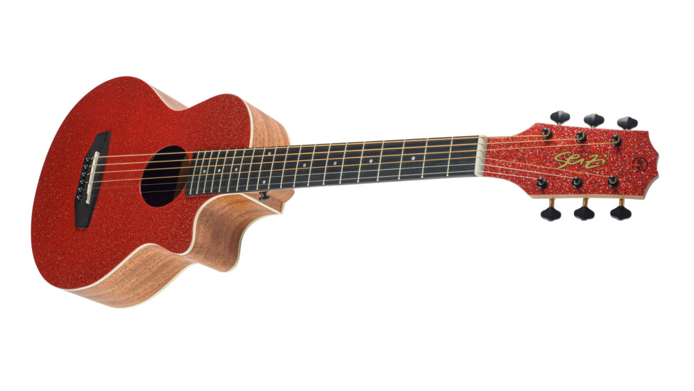 ギター violao acustico Violão Seizi Fun Panda Aço Acústico – Lava Red Sparkle