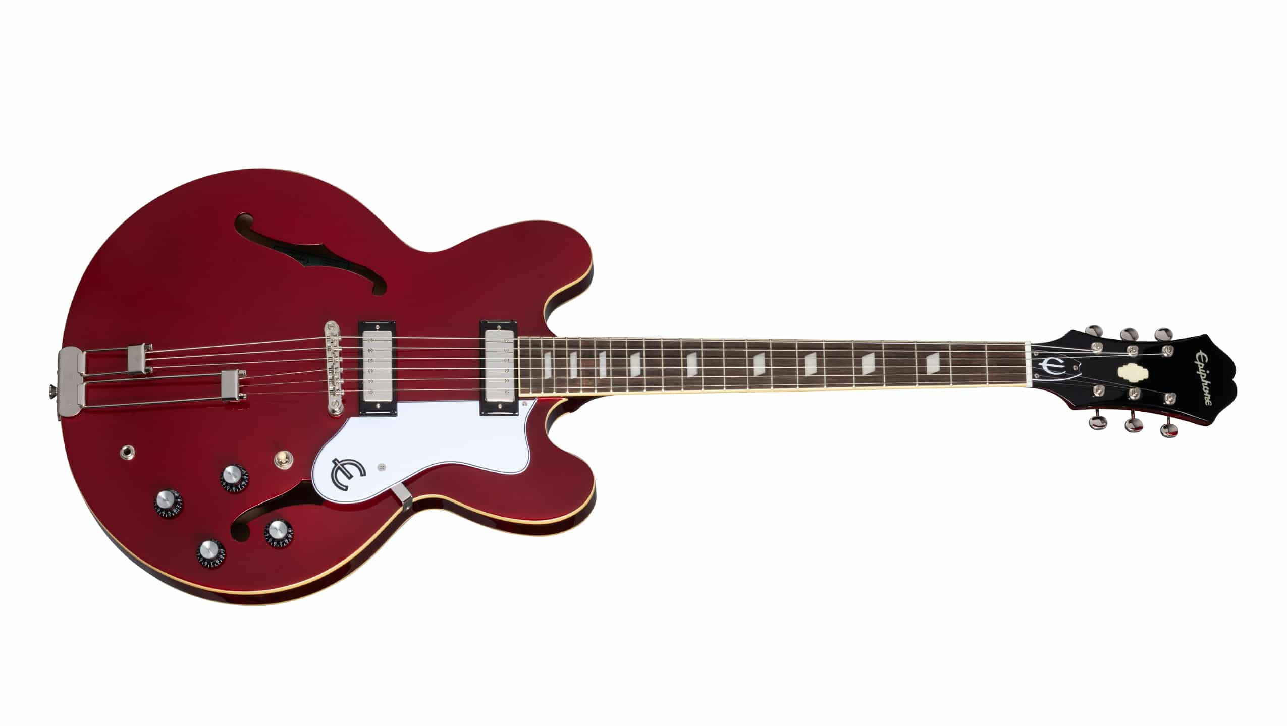 ギター Epiphone Riviera Sparkling Burgundy 2021 Guitarra Epiphone Riviera – Sparkling Burgundy « Royal Music