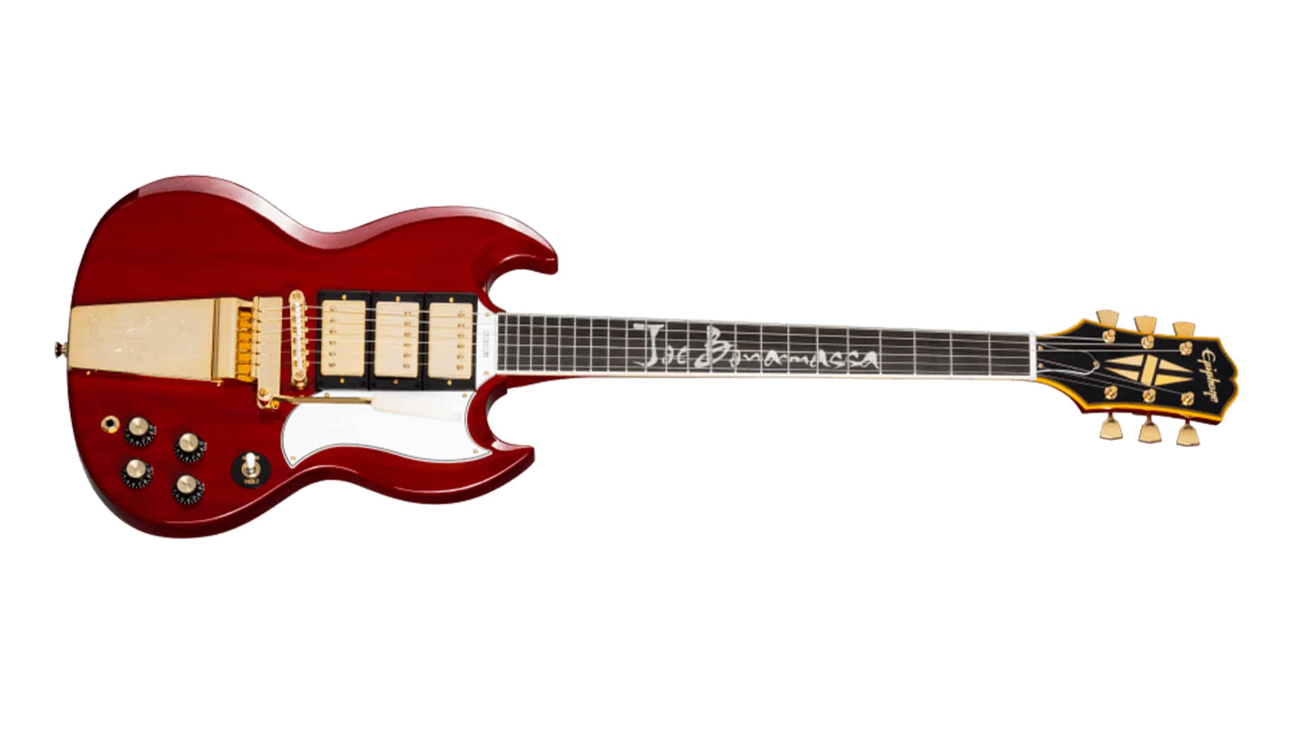 Epiphone Joe Bonamassa 1963 SG Custom 美品 Guitarra Epiphone SG Custom 1963 Joe Bonamassa – Wine Red « Royal