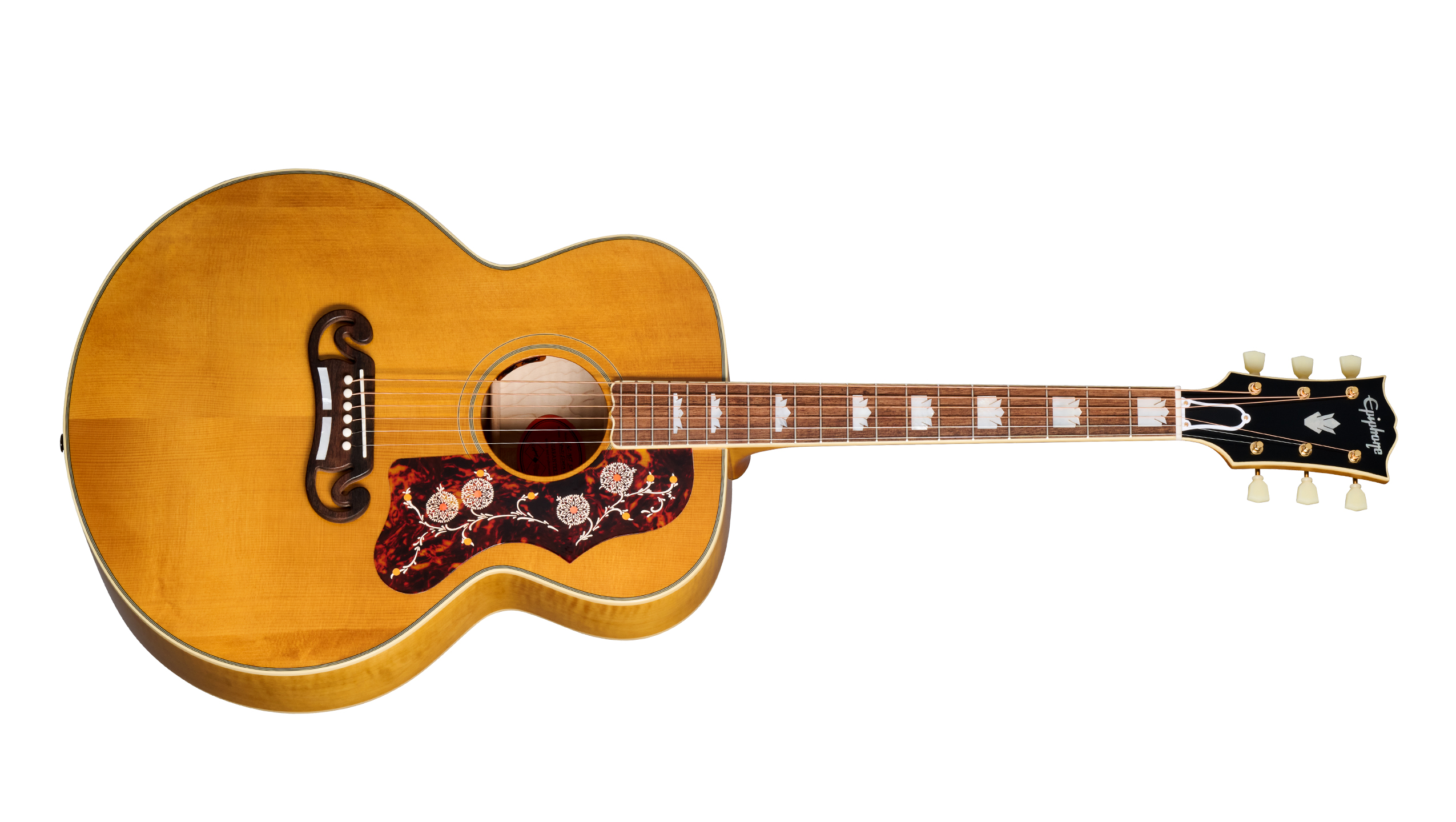 Epiphone IGC 1957 SJ-200 エピフォン 専用ハードケース付 Violão Epiphone 1957 SJ-200 – Antique Natural « Royal Music