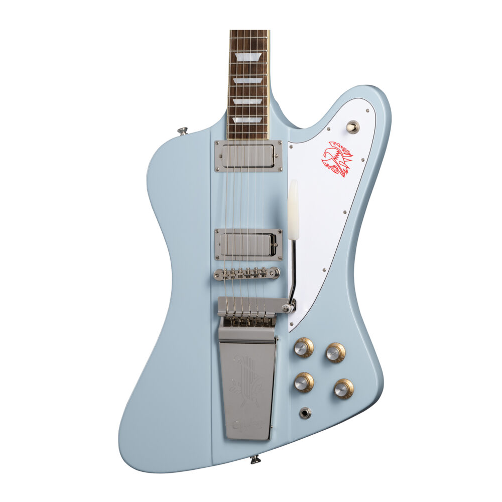Guitarra Epiphone Firebird V 1963 Maestro Vibrola – Frost Blue