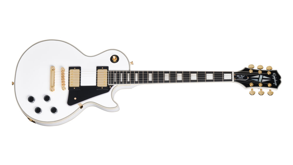 Guitarra Epiphone Les Paul Custom – Alpine White com Bag « Royal Music