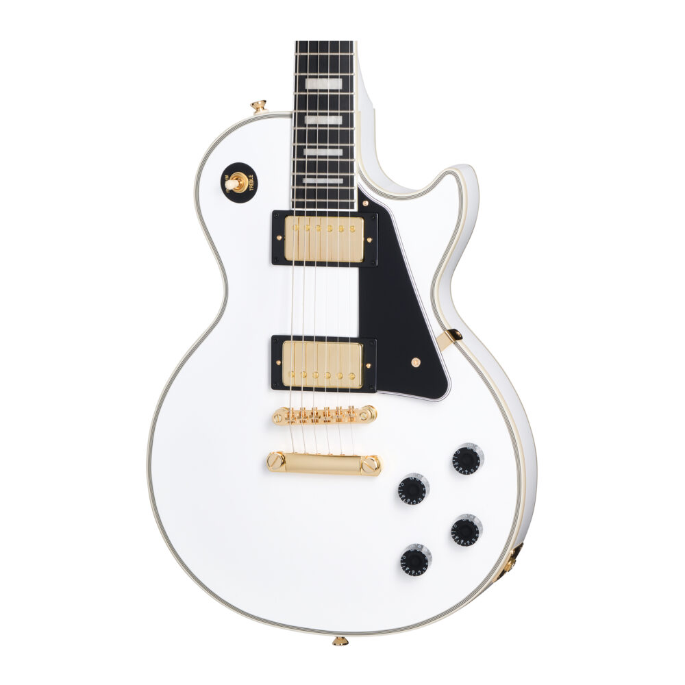ギター Les Paul Custom Alpine White Guitarra EpiPhone Les Paul Custom Alpine White | MercadoLivre
