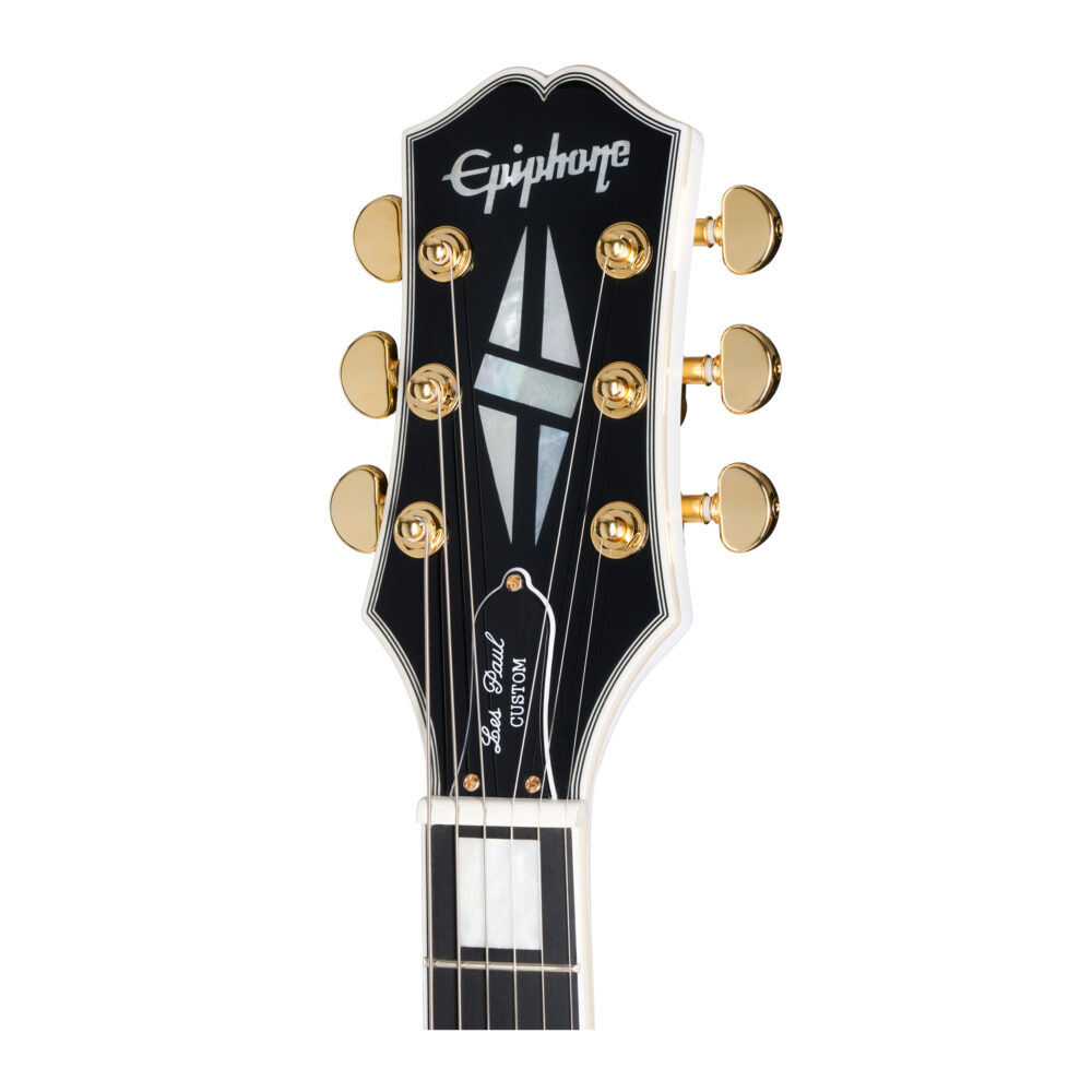 Guitarra Epiphone Les Paul Custom – Alpine White com Bag
