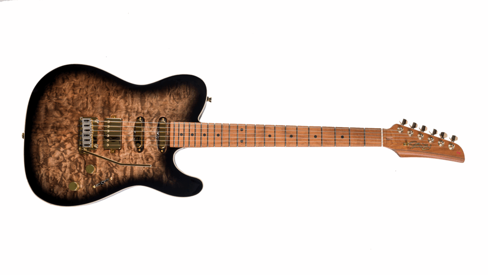 Guitarra Seizi Katana Sakura HSS – Quilted Black – Seizi Guitars Guitarra Seizi Katana Sakura HSS – Quilted Black – Seizi Guitars