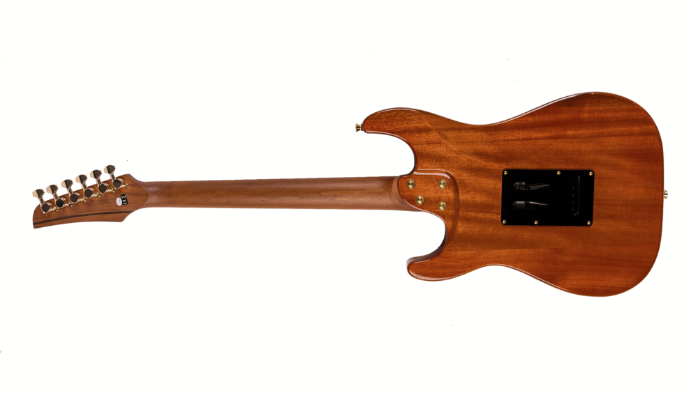 Guitarra Seizi Katana Musashi Plus – Quilted Black Gold – Seizi