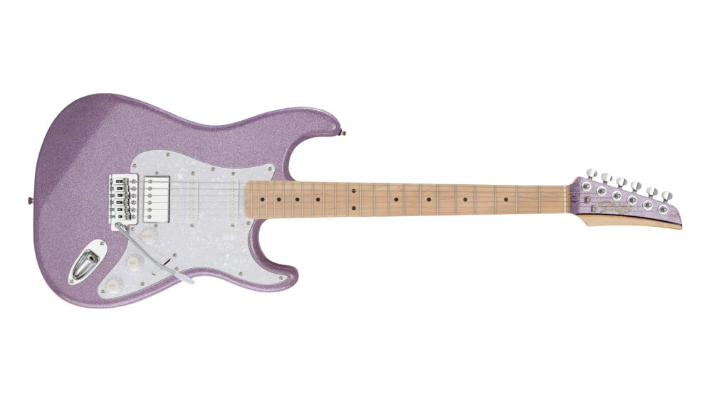 Guitarra Seizi Fun Katana Musashi HSS Maple – Purple Sparkle