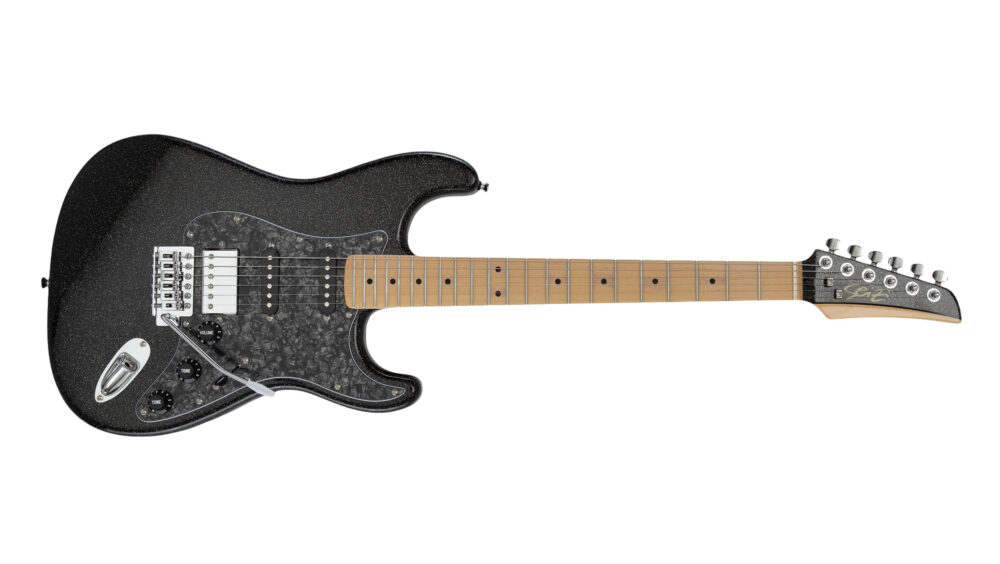 Guitarra Seizi Fun Katana Musashi HSS Maple – Black Sparkle