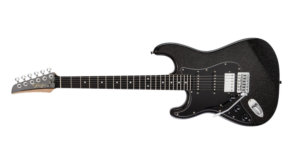 その他 Robby Guitarra Seizi Fun Katana Musashi HSS Lefty – Black Sparkle