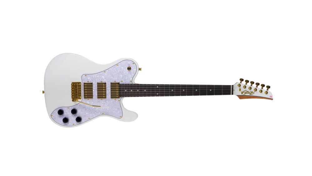 Guitarra Seizi Katana Kabuto Trinity – Bruna Tsuruda White Gold