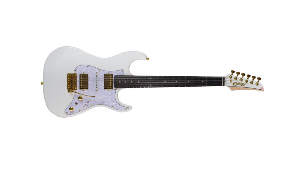 その他 SASA* Guitarra Seizi Katana Blade HSH – Pearl White Gold – Seizi Guitars