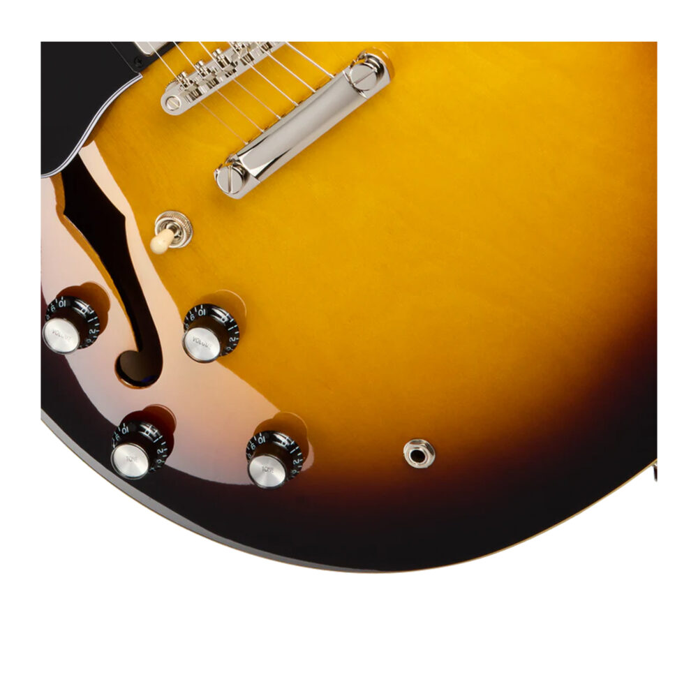 Guitarra Epiphone ES-335 Canhoto Vintage Sunburst