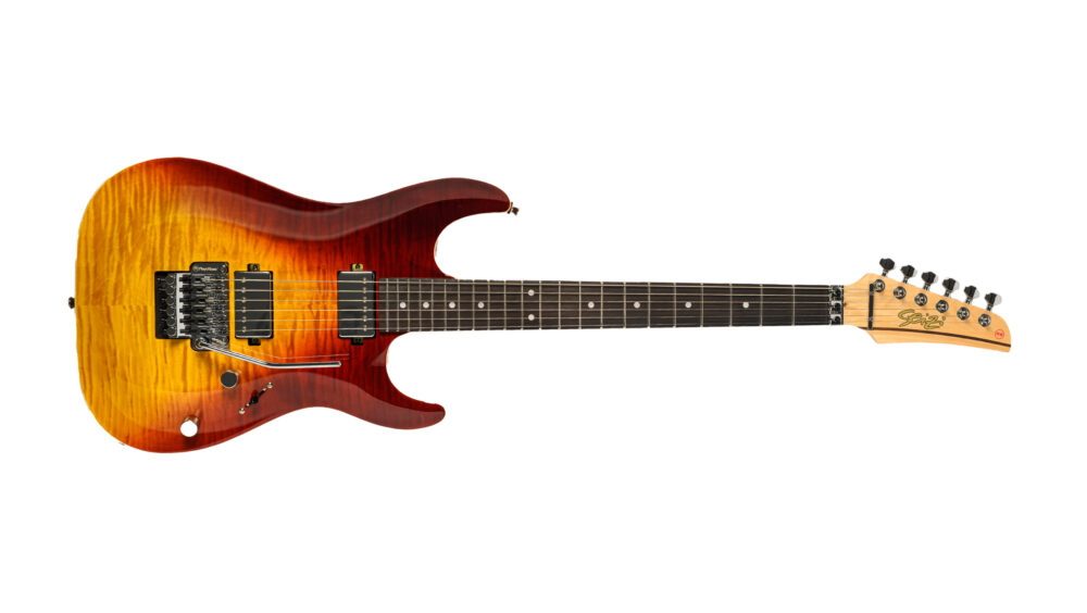 Guitarra Seizi Katana Aura HH Floyd Rose – Fireburst – Seizi Guitars