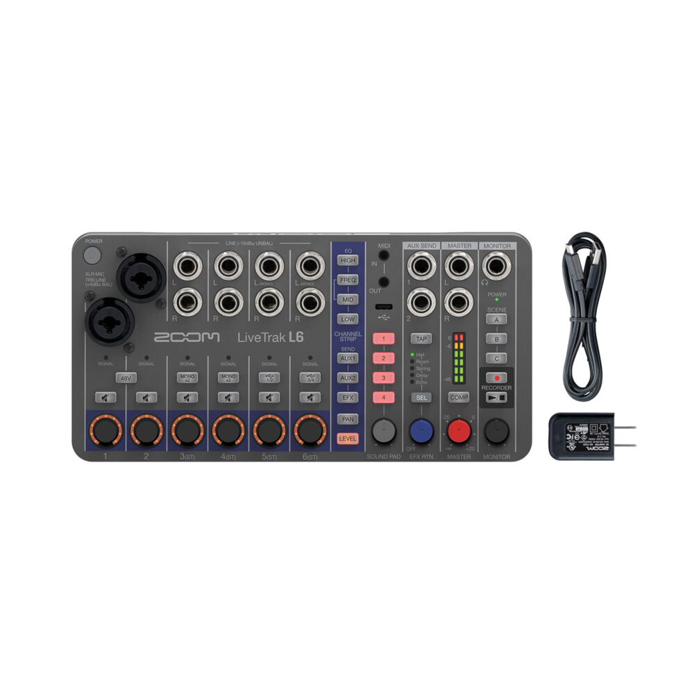 Zoom Livetrak L6 – Mixer Digital « Royal Music