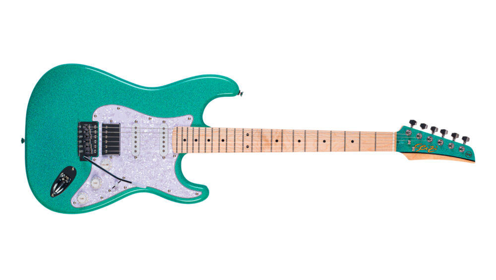 Guitarra Seizi Fun Katana Musashi HSS – Turquoise Sparkle – Seizi