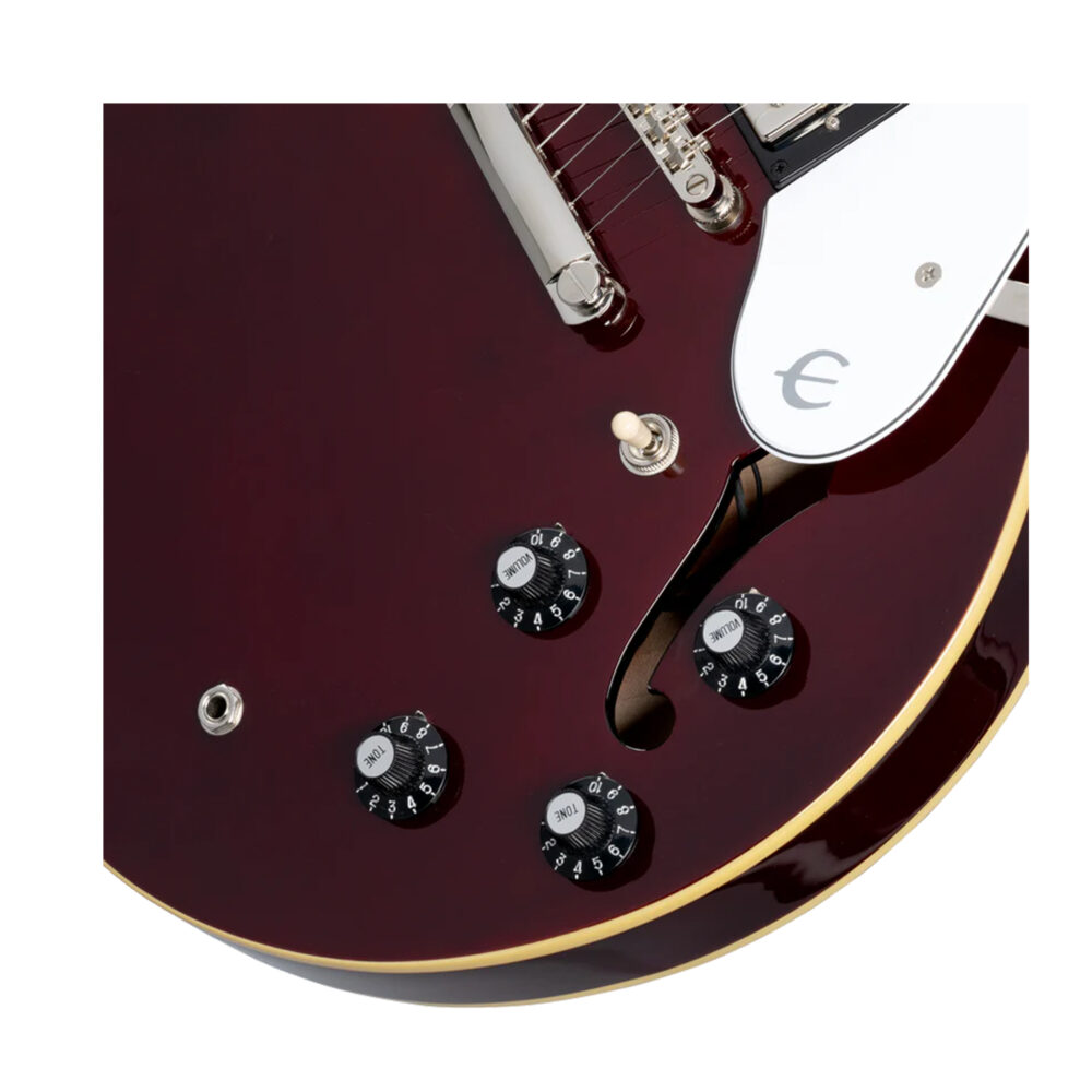 Epiphone Noel Gallagher Riviera – Dark Wine Red « Royal Music