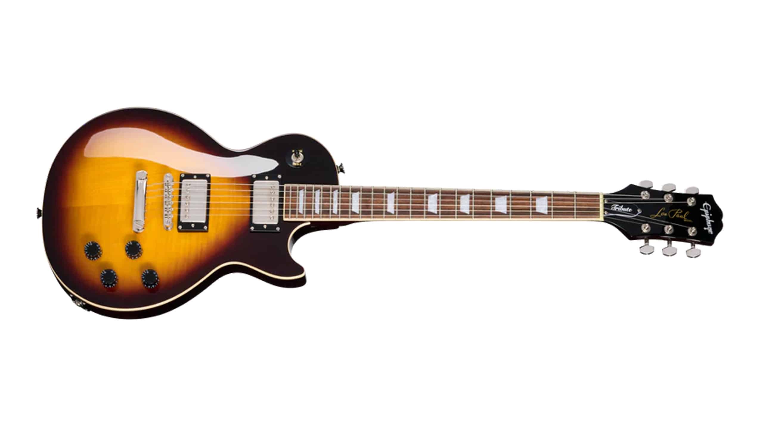 ギター Epiphone Les Paul 1960 Tribute Plus Guitarra Epiphone Les Paul Tribute Plus – Vintage Sunburst « Royal