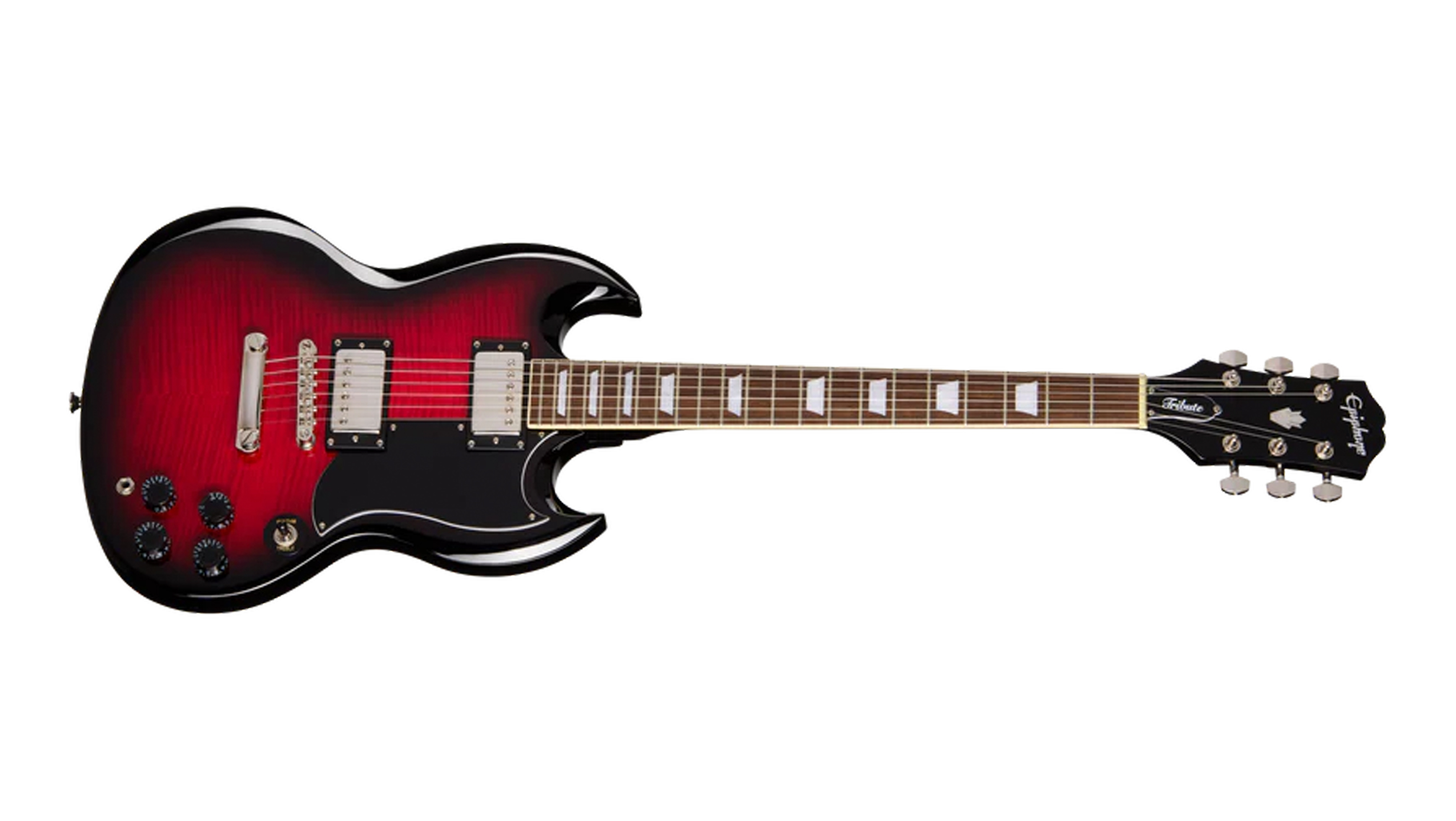 ギター Epiphone Tribute SG Plus Cherry Burst Guitarra Epiphone SG Tribute Plus Cherry Burst | Royal Music