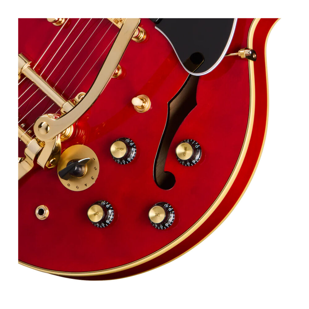 ギター mariri Back To The Future ES345 Guitarra Epiphone Back to the Future ES-345 – Cherry Red « Royal Music